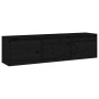 Muebles para TV 3 piezas madera maciza de pino negro de , Muebles TV - Ref: Foro24-3100128, Precio: 117,87 €, Descuento: %