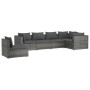 Set de muebles de jardín 6 pzas y cojines ratán sintético gris de , Conjuntos de jardín - Ref: Foro24-3102325, Precio: 728,38...