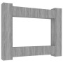 Set de muebles para TV 8 pzas madera contrachapada gris Sonoma de , Muebles TV - Ref: Foro24-3114236, Precio: 346,68 €, Descu...