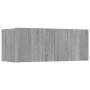 Set de muebles para TV 8 pzas madera contrachapada gris Sonoma de , Muebles TV - Ref: Foro24-3114236, Precio: 346,68 €, Descu...