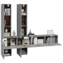 Mueble de pared para TV madera contrachapada gris sonoma de , Muebles TV - Ref: Foro24-3114572, Precio: 212,55 €, Descuento: %