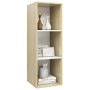 Mueble TV pared madera contrachapada blanco roble 37x37x107 cm de vidaXL, Muebles TV - Ref: Foro24-805485, Precio: 53,30 €, D...