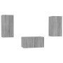 Set de muebles para TV 3 pzas madera contrachapada gris Sonoma de , Muebles TV - Ref: Foro24-3120231, Precio: 93,36 €, Descue...
