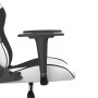 Silla gaming cuero sintético blanco y negro de , Sillones para videojuegos - Ref: Foro24-3143651, Precio: 120,30 €, Descuento: %