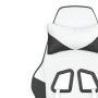 Silla gaming cuero sintético blanco y negro de , Sillones para videojuegos - Ref: Foro24-3143651, Precio: 120,30 €, Descuento: %
