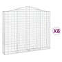 Cestas gaviones 8 uds forma de arco hierro 200x30x160/180 cm de , Maceteros y jardineras - Ref: Foro24-3145499, Precio: 1,00 ...