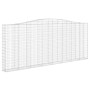 Cestas de gaviones 8 uds forma de arco hierro 400x30x160/180 cm de , Maceteros y jardineras - Ref: Foro24-3145871, Precio: 1,...