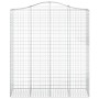 Cestas de gaviones 11 uds forma de arco hierro 200x50x220/240cm de , Maceteros y jardineras - Ref: Foro24-3145775, Precio: 1,...