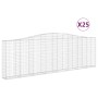 Cestas de gaviones 25 uds forma de arco hierro 400x30x120/140cm de , Maceteros y jardineras - Ref: Foro24-3145850, Precio: 3,...