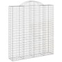Cestas de gaviones 14 uds forma de arco hierro 200x50x220/240cm de , Maceteros y jardineras - Ref: Foro24-3146458, Precio: 2,...