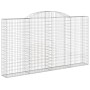 Cestas de gaviones 9 uds forma de arco hierro 300x30x160/180 cm de , Maceteros y jardineras - Ref: Foro24-3146582, Precio: 1,...