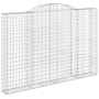 Cestas de gaviones 3 uds forma de arco hierro 300x30x200/220 cm de , Maceteros y jardineras - Ref: Foro24-3146612, Precio: 63...