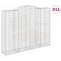 Cestas de gaviones 11 uds forma de arco hierro 300x50x220/240cm de , Maceteros y jardineras - Ref: Foro24-3146818, Precio: 2,...
