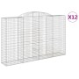 Cestas de gaviones 12 uds forma de arco hierro 300x50x180/200cm de , Maceteros y jardineras - Ref: Foro24-3146783, Precio: 2,...