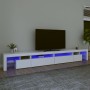 Mueble de TV con luces LED blanco 290x36,5x40 cm de , Muebles TV - Ref: Foro24-3152802, Precio: 193,73 €, Descuento: %