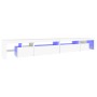 Mueble de TV con luces LED blanco 290x36,5x40 cm de , Muebles TV - Ref: Foro24-3152802, Precio: 193,73 €, Descuento: %