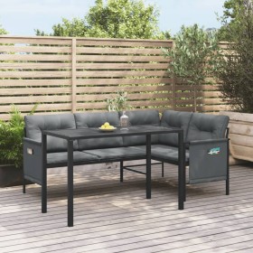 Juego de comedor de jardín 2 piezas acero gris antracita de , Conjuntos de jardín - Ref: Foro24-3187259, Precio: 357,18 €, De...