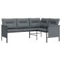 Juego de comedor de jardín 2 piezas acero gris antracita de , Conjuntos de jardín - Ref: Foro24-3187259, Precio: 357,18 €, De...
