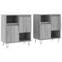 Aparadores 2 piezas madera contrachapada gris Sonoma de , Aparadores - Ref: Foro24-3190131, Precio: 115,24 €, Descuento: %