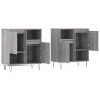 Aparadores 2 piezas madera contrachapada gris Sonoma de , Aparadores - Ref: Foro24-3190131, Precio: 115,24 €, Descuento: %
