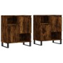Aparadores 2 piezas madera contrachapada roble ahumado de , Aparadores - Ref: Foro24-3190138, Precio: 130,51 €, Descuento: %