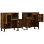 Aparadores 2 piezas madera contrachapada roble ahumado de , Aparadores - Ref: Foro24-3190138, Precio: 130,51 €, Descuento: %