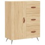 Aparador alto madera contrachapada color roble 69,5x34x180 cm de , Aparadores - Ref: Foro24-3189416, Precio: 148,07 €, Descue...