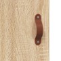 Aparador alto madera contrachapada color roble 69,5x34x180 cm de , Aparadores - Ref: Foro24-3189416, Precio: 148,07 €, Descue...
