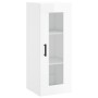 Aparador alto madera contrachapada blanco brillo 34,5x34x180 cm de , Aparadores - Ref: Foro24-3199243, Precio: 136,44 €, Desc...