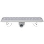 Desagüe ducha lineal 2 pzs curvas 630x140 mm acero inoxidable de , Desagües - Ref: Foro24-275960, Precio: 81,24 €, Descuento: %