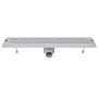 Desagüe ducha lineal 2 pzs curvas 630x140 mm acero inoxidable de , Desagües - Ref: Foro24-275960, Precio: 81,24 €, Descuento: %