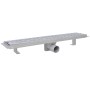 Desagüe ducha lineal 2 pzs curvas 630x140 mm acero inoxidable de , Desagües - Ref: Foro24-275960, Precio: 81,24 €, Descuento: %