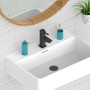 EISL Grifo monomando de lavabo CALVINO negro mate de , Grifos - Ref: Foro24-446488, Precio: 83,70 €, Descuento: %