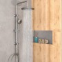 EISL Conjunto de ducha Screwing or Sticking cromado de , Cabezales de ducha - Ref: Foro24-446506, Precio: 79,73 €, Descuento: %