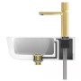SCHÜTTE Grifo monomando de lavabo NEW YORK dorado mate de , Grifos - Ref: Foro24-446550, Precio: 112,23 €, Descuento: %