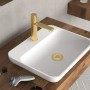 SCHÜTTE Grifo monomando de lavabo NEW YORK dorado mate de , Grifos - Ref: Foro24-446550, Precio: 112,23 €, Descuento: %