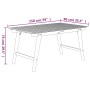 Mesa de jardín madera maciza de acacia 150x90x75 cm de , Mesas de jardín - Ref: Foro24-363310, Precio: 185,12 €, Descuento: %