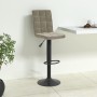 Taburete de cocina de terciopelo gris claro de , Taburetes de cocina - Ref: Foro24-335752, Precio: 84,54 €, Descuento: %