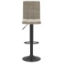Taburete de cocina de terciopelo gris claro de , Taburetes de cocina - Ref: Foro24-335752, Precio: 84,54 €, Descuento: %