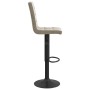 Taburete de cocina de terciopelo gris claro de , Taburetes de cocina - Ref: Foro24-335752, Precio: 84,54 €, Descuento: %