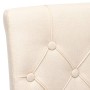 Sillas de comedor 4 unidades tela color crema de , Sillas de comedor - Ref: Foro24-336860, Precio: 242,08 €, Descuento: %