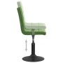 Sillas de comedor giratorias 2 unidades terciopelo verde oscuro de , Sillas de comedor - Ref: Foro24-335744, Precio: 116,26 €...