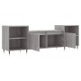 Mueble para TV madera contrachapada gris Sonoma 160x35x55 cm de , Muebles TV - Ref: Foro24-831338, Precio: 93,21 €, Descuento: %