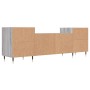 Mueble para TV madera contrachapada gris Sonoma 160x35x55 cm de , Muebles TV - Ref: Foro24-831338, Precio: 93,21 €, Descuento: %