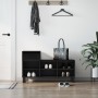 Mueble zapatero madera contrachapada negro 102x36x60 cm de , Zapateros y organizadores de calzado - Ref: Foro24-831373, Preci...