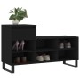 Mueble zapatero madera contrachapada negro 102x36x60 cm de , Zapateros y organizadores de calzado - Ref: Foro24-831373, Preci...