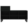 Mueble zapatero madera contrachapada negro 102x36x60 cm de , Zapateros y organizadores de calzado - Ref: Foro24-831373, Preci...