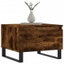 Mesa de centro madera de ingeniería roble ahumado 50x46x35 cm de , Mesas de centro - Ref: Foro24-830886, Precio: 43,52 €, Des...
