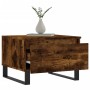 Mesa de centro madera de ingeniería roble ahumado 50x46x35 cm de , Mesas de centro - Ref: Foro24-830886, Precio: 43,52 €, Des...