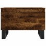 Mesa de centro madera de ingeniería roble ahumado 50x46x35 cm de , Mesas de centro - Ref: Foro24-830886, Precio: 43,52 €, Des...